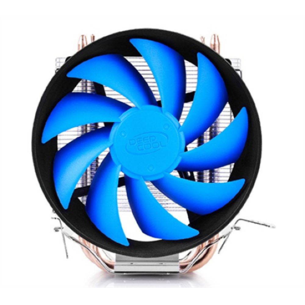 Deepcool Gammaxx 200T universal cooler, 2 heatpipes, 120mm PWM fan, Intel Socket LGA115X / 775, 95 W TDP and AMD Socket FMxx/AMxx, 100W TDP Aluminium, Black, Bl Cooler
