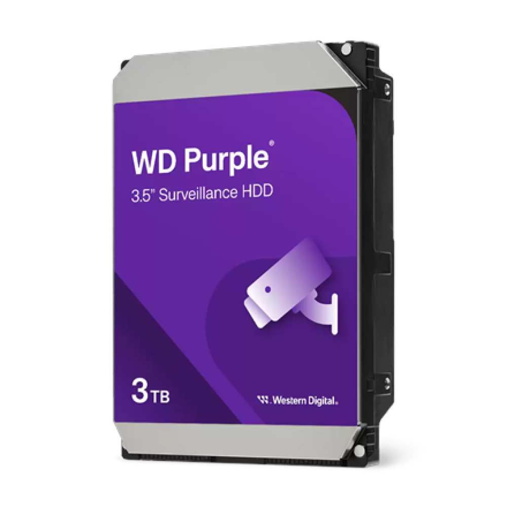 Western Digital Purple Surveillance Hard Drive , WD33PURZ , 175 RPM , 3000 GB , 256 MB