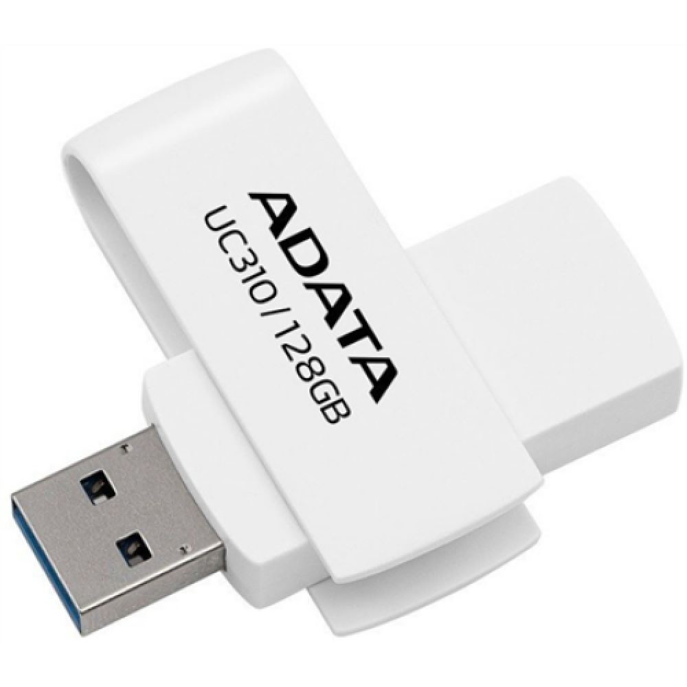 ADATA , USB Flash Drive , UC310 , 128 GB , USB Type-A , White
