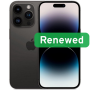 Apple Renewed Grade C , Apple iPhone 14 Pro , Space Black , 6.1 , Super Retina XDR OLED , 1000 GB , 5G , iOS