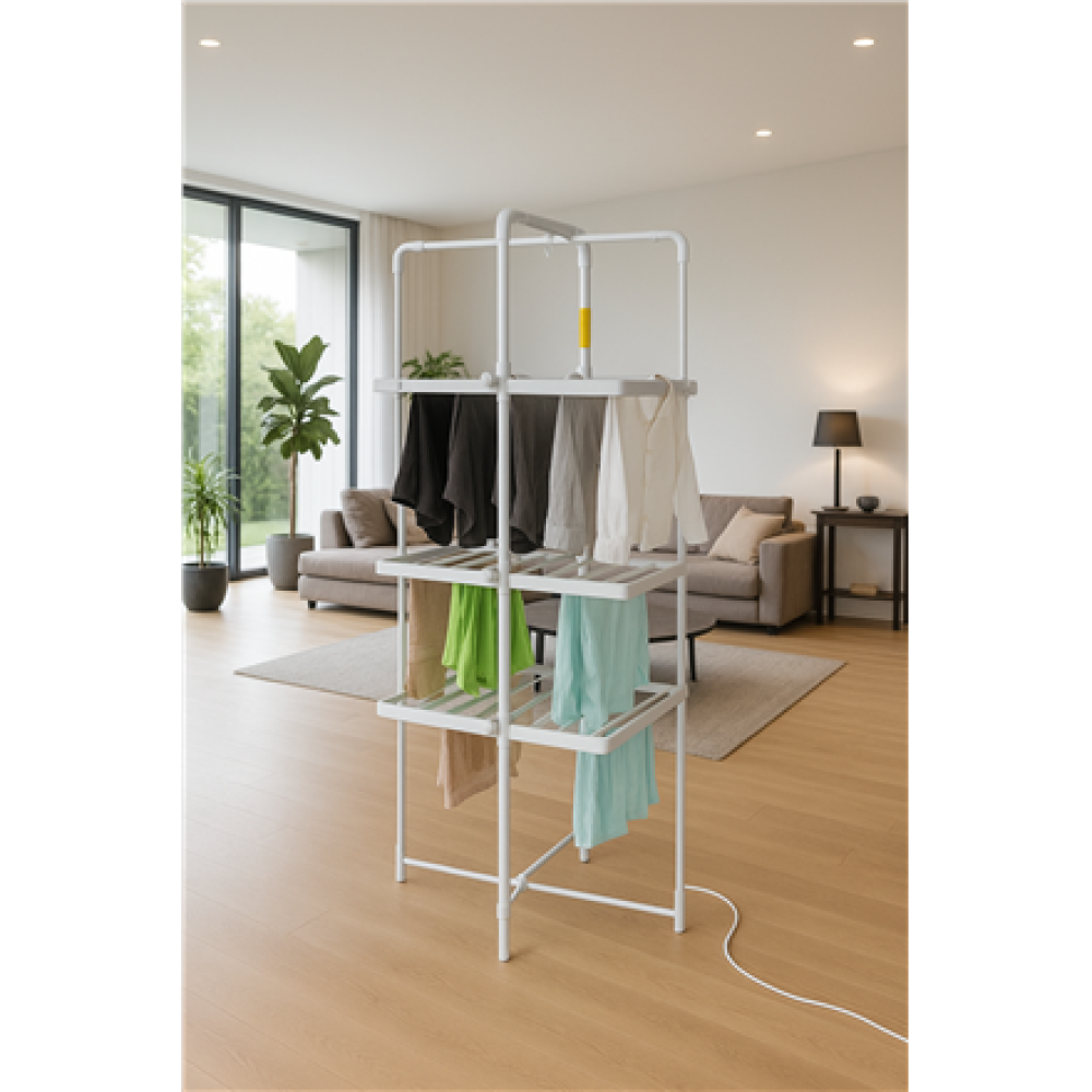 Adler , Foldable Electric Clothes Dryer , AD 7829 , 300 W , Silver/White