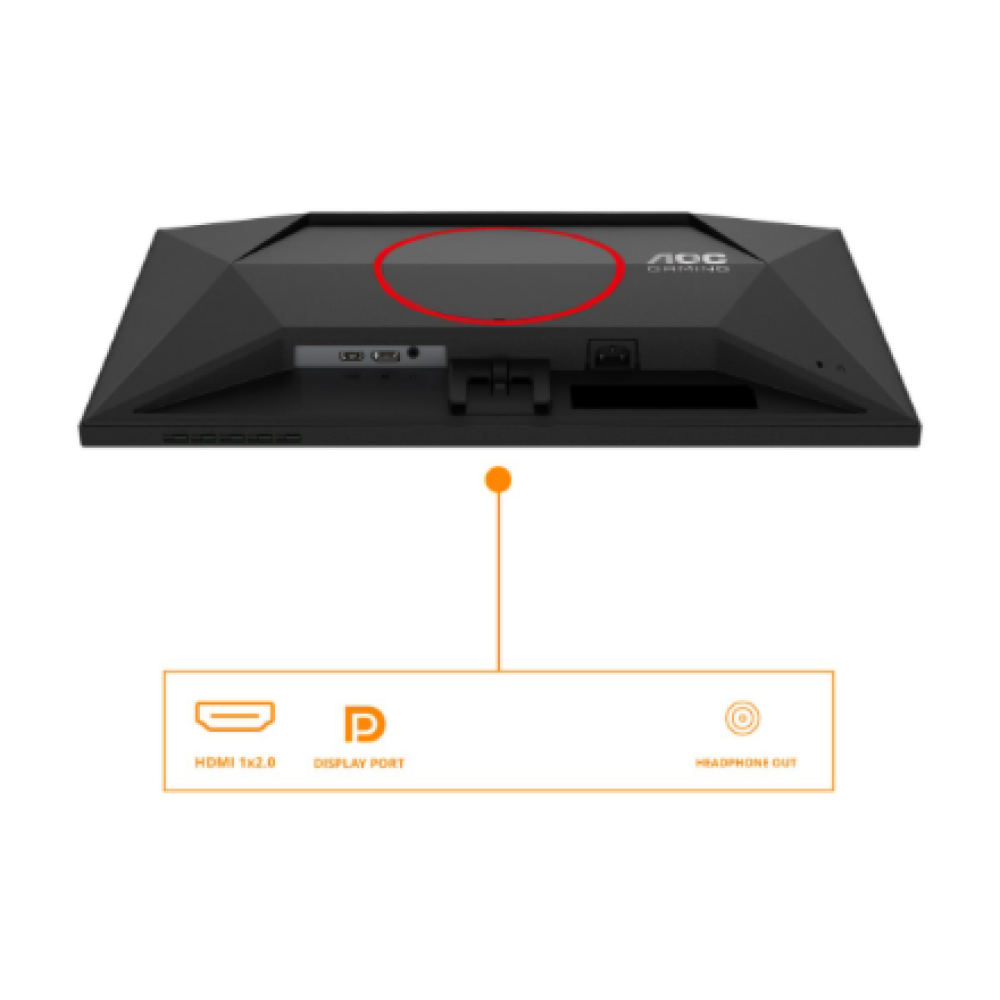 AOC AGON Q24G4RE , 24 , Fast IPS , QHD , 16:9 , 180 Hz , 1 ms , 2560 x 1440 pixels , 300 cd/m² , HDMI ports quantity 1 , Black