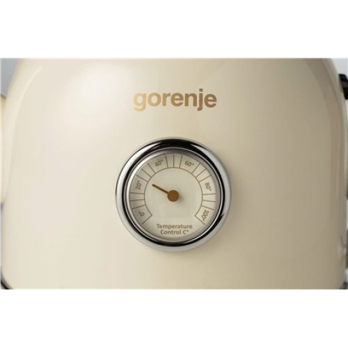 Gorenje , Kettle , K17CLIN , Electric , 2000 W , 1.7 L , Plastic/Metal , 360° rotational base , Beige