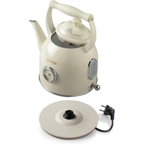 Gorenje , Kettle , K17CLIN , Electric , 2000 W , 1.7 L , Plastic/Metal , 360° rotational base , Beige