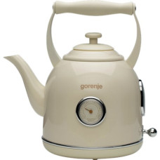 Gorenje , Kettle , K17CLIN , Electric , 2000 W , 1.7 L , Plastic/Metal , 360° rotational base , Beige Gorenje , Kettle , K17CLIN , Electric , 2000 W , 1.7 L , Plastic/Metal , 360° rotational base , Beige