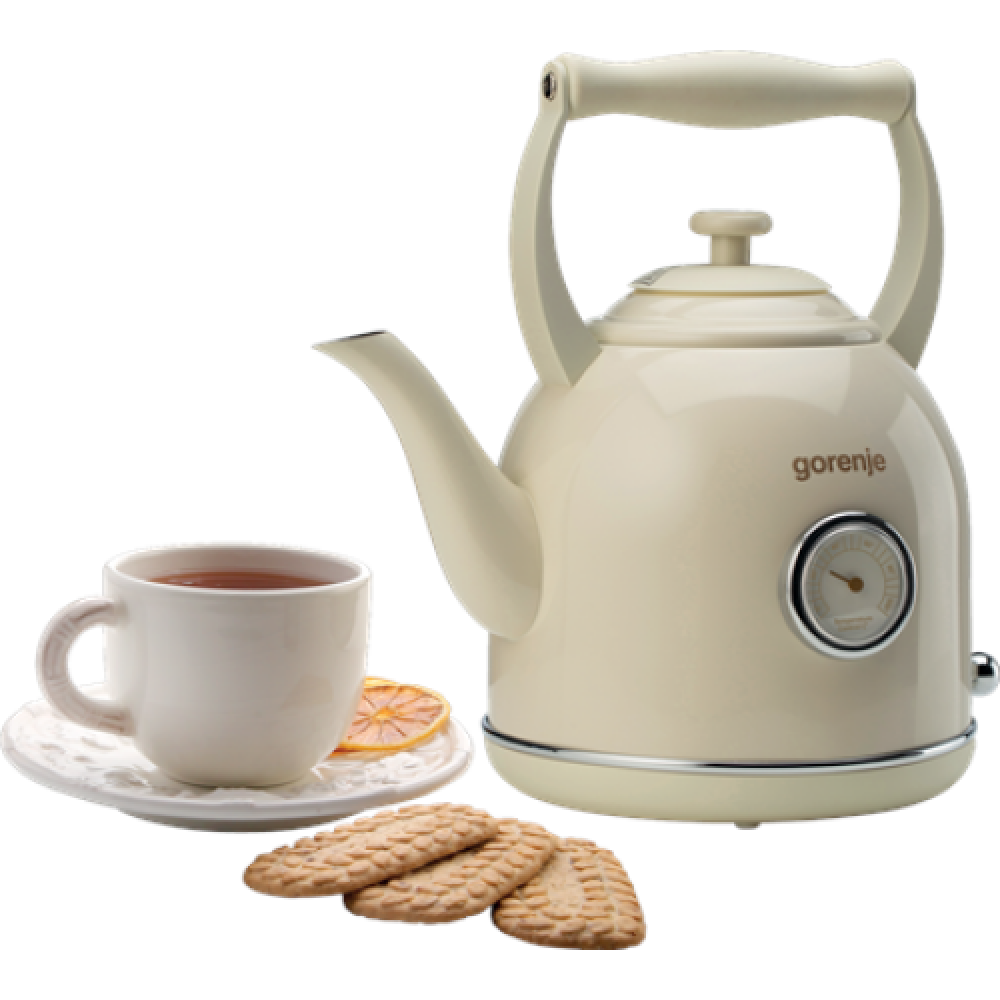 Gorenje , Kettle , K17CLIN , Electric , 2000 W , 1.7 L , Plastic/Metal , 360° rotational base , Ivory