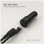 Fixed Dual USB-C Car Charger, 65W, PD 3.0