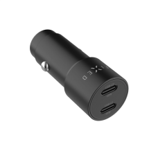 Fixed Dual USB-C Car Charger, 65W, PD 3.0 Fixed Dual USB-C Car Charger, 65W, PD 3.0