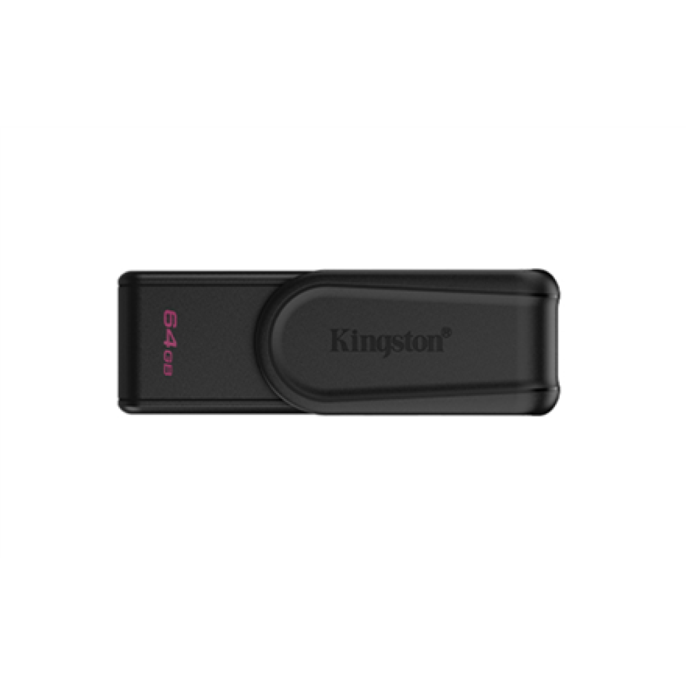 Kingston USB Flash Drive , DataTraveler Exodia S , 64 GB , USB 3.2 Gen 1 , Black
