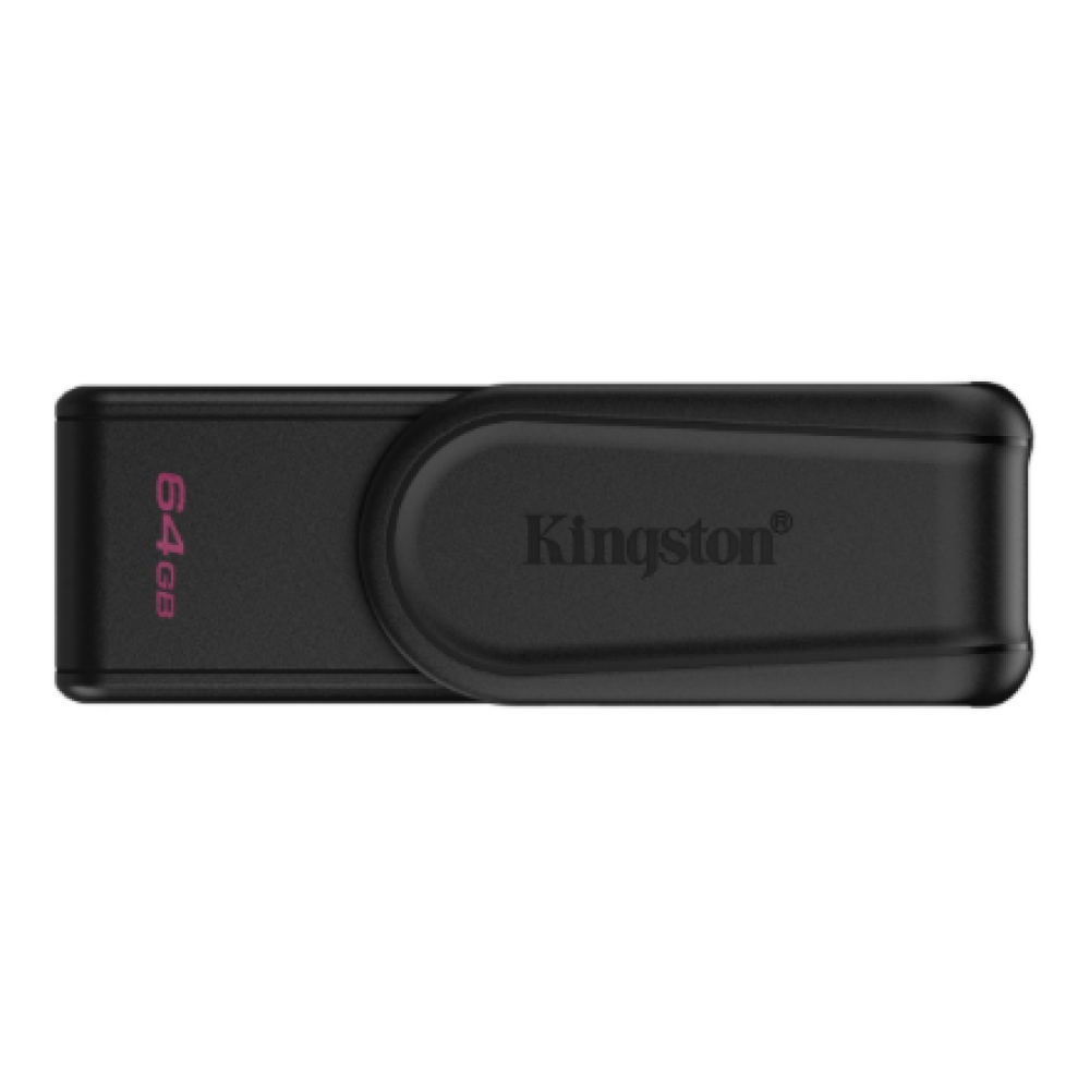 Kingston USB Flash Drive , DataTraveler Exodia S , 64 GB , USB 3.2 Gen 1 , Black