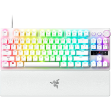 Razer Huntsman V3 Pro Tenkeyless 8KHz , Gaming keyboard , Wired , US , White , Razer Analog Optical Switch Gen-2