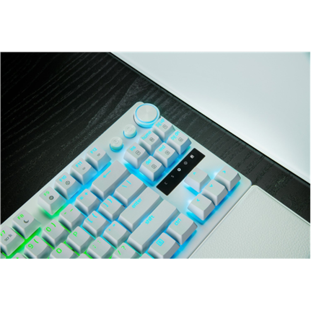 Razer Huntsman V3 Pro Tenkeyless 8KHz , Gaming keyboard , Wired , US , White , Razer Analog Optical Switch Gen-2