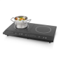 Tristar , Induction table hob , IK-6179 , Number of burners/cooking zones 2 , Digital , Black , Induction