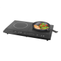 Tristar , Induction table hob , IK-6179 , Number of burners/cooking zones 2 , Digital , Black , Induction