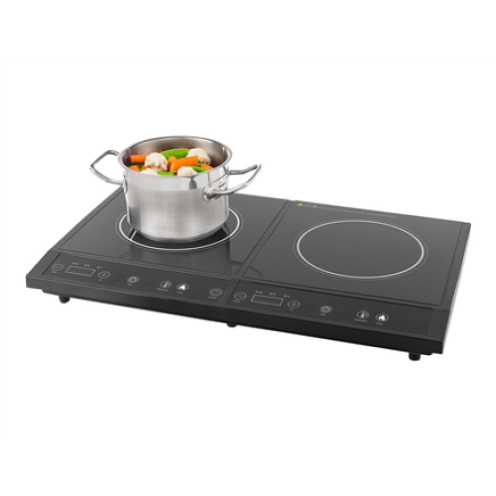 Tristar , Induction table hob , IK-6179 , Number of burners/cooking zones 2 , Digital , Black , Induction
