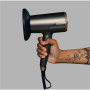 Remington , Hair dryer , D6077 , 2000 W , Number of temperature settings 3 , Ionic function , Diffuser nozzle , Grey