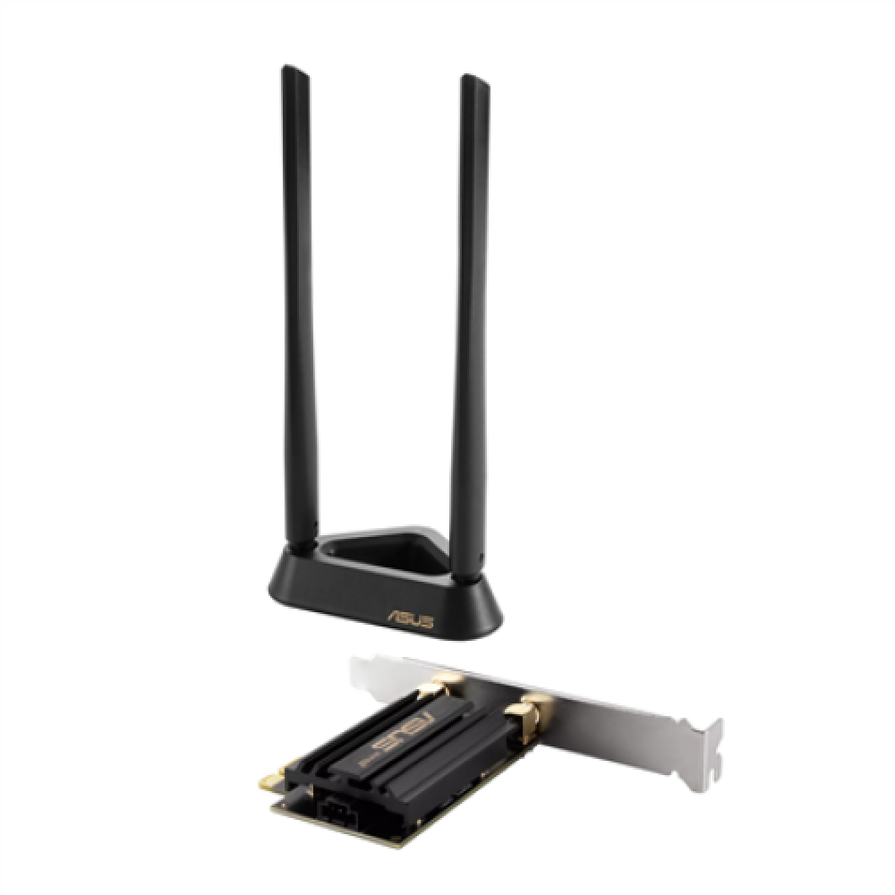 Tri Band PCI-E WiFi 6E , PCE-AXE59BT , 802.11ax , 574/2402/2042574/2402/2042 Mbit/s , Mesh Support No , MU-MiMO No , No mobile broadband , 36 month(s)