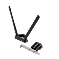 Tri Band PCI-E WiFi 6E , PCE-AXE59BT , 802.11ax , 574/2402/2042574/2402/2042 Mbit/s , Mbit/s , Ethernet LAN (RJ-45) ports , Mesh Support No , MU-MiMO No , No mobile broadband , Antenna type , 36 month(s)