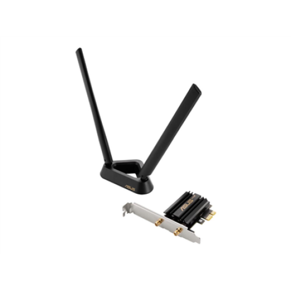 Tri Band PCI-E WiFi 6E , PCE-AXE59BT , 802.11ax , 574/2402/2042574/2402/2042 Mbit/s , Mesh Support No , MU-MiMO No , No mobile broadband , 36 month(s)