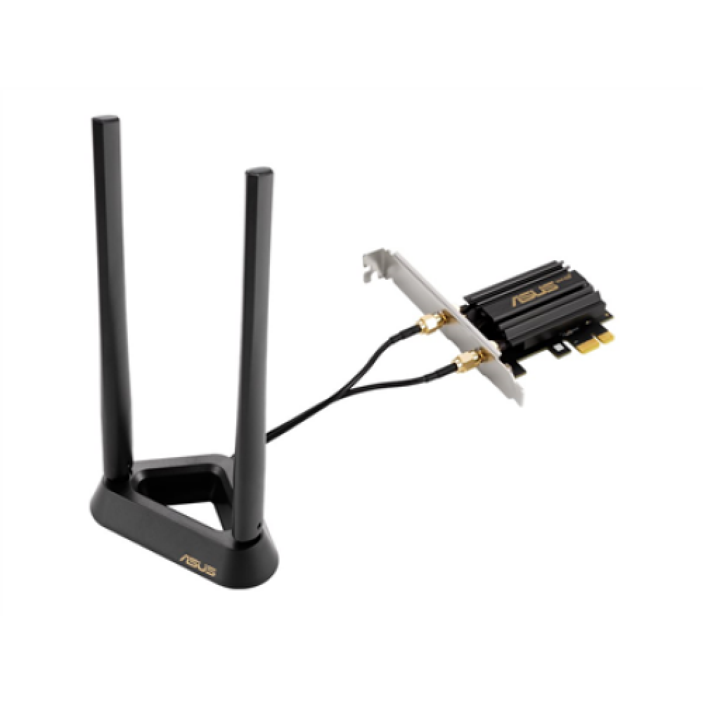 Tri Band PCI-E WiFi 6E , PCE-AXE59BT , 802.11ax , 574/2402/2042574/2402/2042 Mbit/s , Mesh Support No , MU-MiMO No , No mobile broadband , 36 month(s)