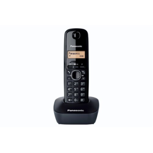 Panasonic , Cordless , KX-TG1611FXH , Built-in display , Caller ID , Black , Phonebook capacity 50 entries , Wireless connection