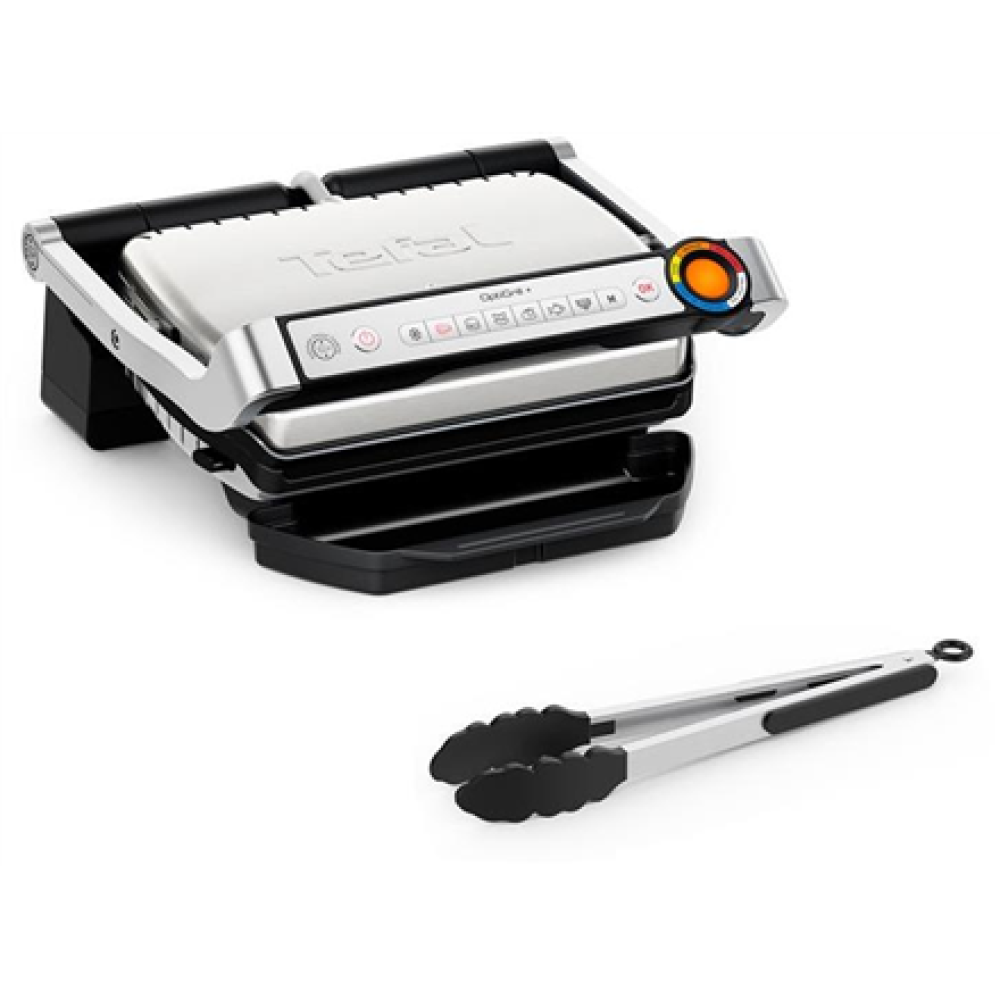 TEFAL Electric Grill , GC718D10 OptiGrill , Electric Grill , 2000 W , Stainless Steel/Black