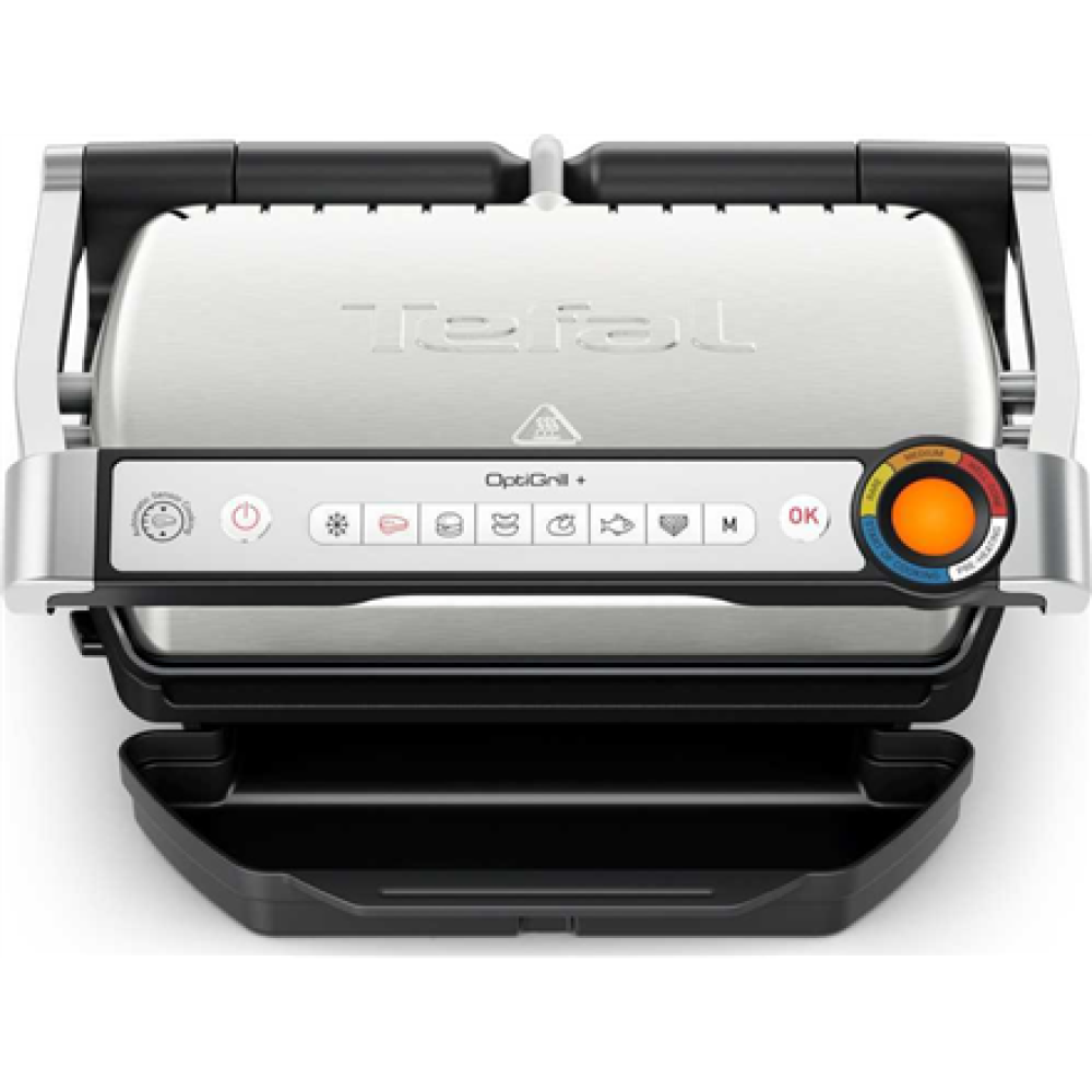 TEFAL Electric Grill , GC718D10 OptiGrill , Electric Grill , 2000 W , Stainless Steel/Black