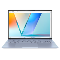 Asus Vivobook S 16 S5606CA-RI069W , Mist Blue , 16 , OLED , 3K , 2880 x 1800 pixels , Intel Core Ultra 7 , 255H , 16 GB , LPDDR5X , Solid-state drive capacity 1000 GB , Intel Arc Graphics , Windows 11 Home , 802.11be , Bluetooth version 5.4 , Keyboard lan