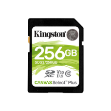 Kingston Canvas Select Plus - flash memory card - 256 GB - SDXC UHS-I , Kingston