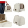 Curver Cat Toilet with Lid 198849 Cream