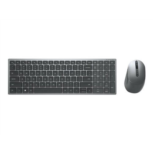 Dell , Keyboard and Mouse , KM7120W , Keyboard and Mouse Set , Wireless , Batteries included , Bluetooth , Wireless connection , NORD , Titan Gray