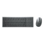 Dell , Keyboard and Mouse , KM7120W , Keyboard and Mouse Set , Wireless , Batteries included , Bluetooth , Wireless connection , NORD , Titan Gray