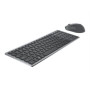 Dell , Keyboard and Mouse , KM7120W , Keyboard and Mouse Set , Wireless , Batteries included , Bluetooth , Wireless connection , NORD , Titan Gray