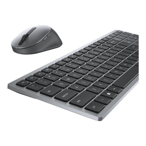 Dell , Keyboard and Mouse , KM7120W , Keyboard and Mouse Set , Wireless , Batteries included , Bluetooth , Wireless connection , NORD , Titan Gray