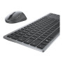 Dell , Keyboard and Mouse , KM7120W , Keyboard and Mouse Set , Wireless , Batteries included , Bluetooth , Wireless connection , NORD , Titan Gray