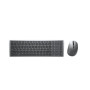 Dell , Keyboard and Mouse , KM7120W , Keyboard and Mouse Set , Wireless , Batteries included , Bluetooth , Wireless connection , NORD , Titan Gray