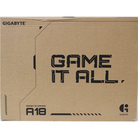 SALE OUT. Gigabyte GAMING A18 3VHK3EEC94SH 18 WQXGA AMD Ryzen 7 260/16GB/1TB/RTX 5060/Win11 Home/ENG kbd/2Y Warranty , Gigabyte A18 Gaming 3VH , Black Steel , 18 , IPS , WQXGA , 2560 x 1600 pixels , 165 Hz , Anti-glare , AMD Ryzen 7 , 260 , 16 GB , So-DIM