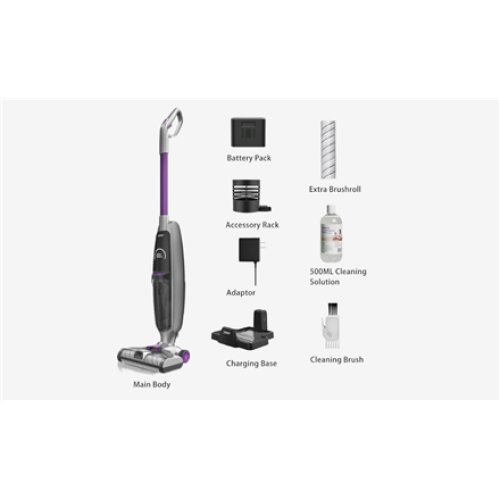 Jimmy Cordless Handheld PowerWash HW8 Pro Cordless operating, Handstick and Handheld, Washing function, 28.8 V, Operating time (max) 35 min, Purple, Warranty 24 month(s), Battery warranty 12 month(s)