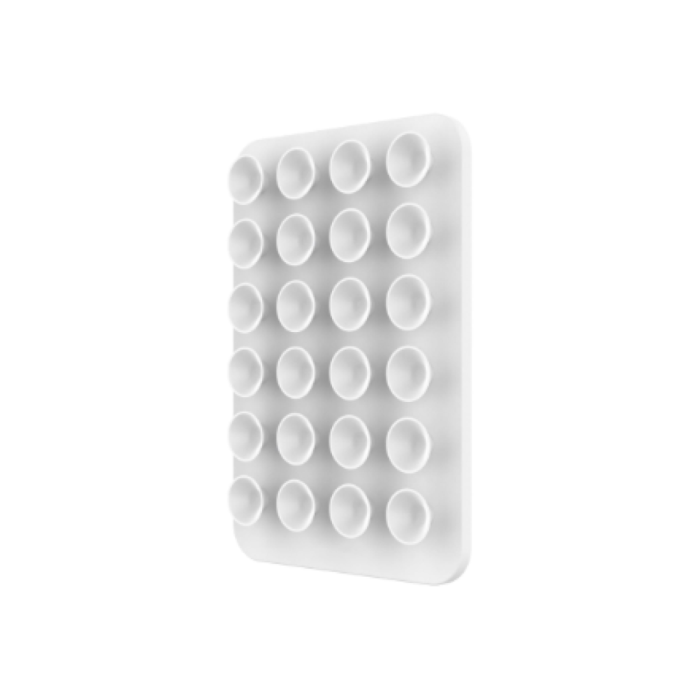 Fixed MagSafe holder with suction cups , Cup holder , Liquid silicone , White