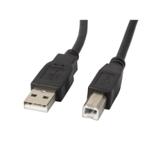 Lanberg USB Type-A to USB Type-B 2.0 Cable, 1.8 m , CA-USBA-11CC-0018-BK , USB Type-A to USB Type-B
