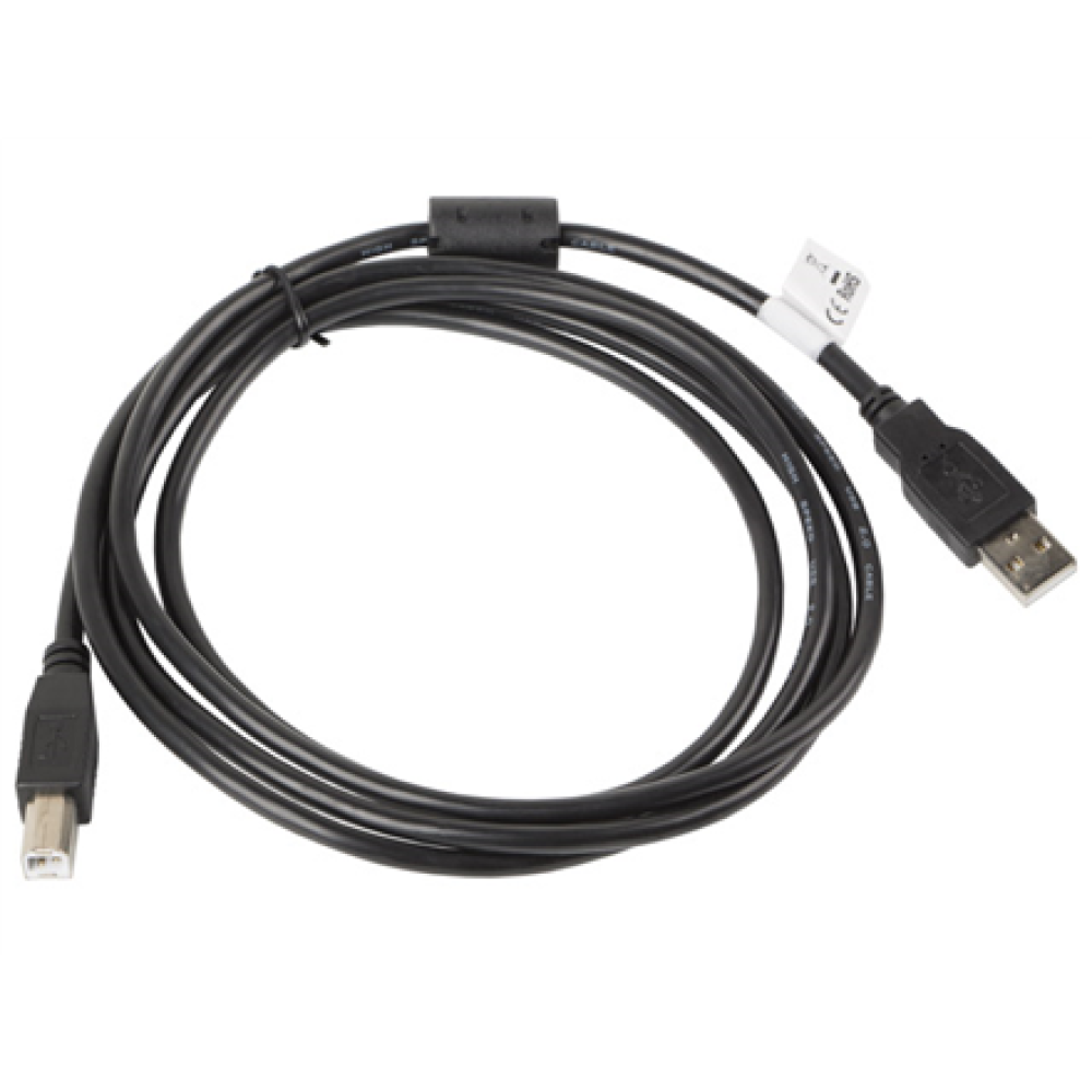 Lanberg USB Type-A to USB Type-B 2.0 Cable, 1.8 m , CA-USBA-11CC-0018-BK , USB Type-A to USB Type-B