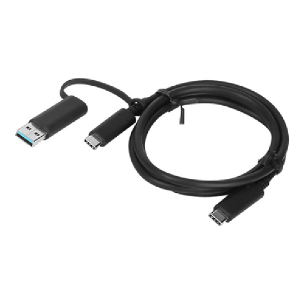 Lenovo , 1m, Hybrid USB-C with USB-A Cable