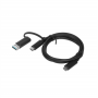 Lenovo , 1m, Hybrid USB-C with USB-A Cable