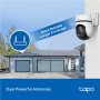TP-LINK , Pan/Tilt Security Wi-Fi Camera , Tapo C520WS , Dome , 4 MP , 3.18 mm/F1.6 , IP66 , H.264 , MicroSD, up to 512 GB