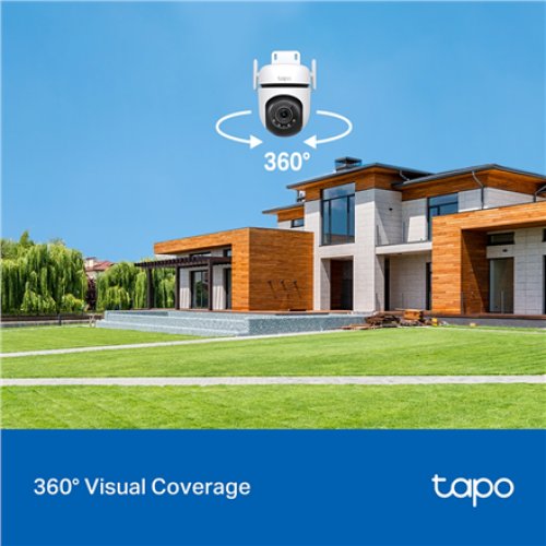 TP-LINK , Pan/Tilt Security Wi-Fi Camera , Tapo C520WS , Dome , 4 MP , 3.18 mm/F1.6 , IP66 , H.264 , MicroSD, up to 512 GB