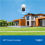 TP-LINK , Pan/Tilt Security Wi-Fi Camera , Tapo C520WS , Dome , 4 MP , 3.18 mm/F1.6 , IP66 , H.264 , MicroSD, up to 512 GB