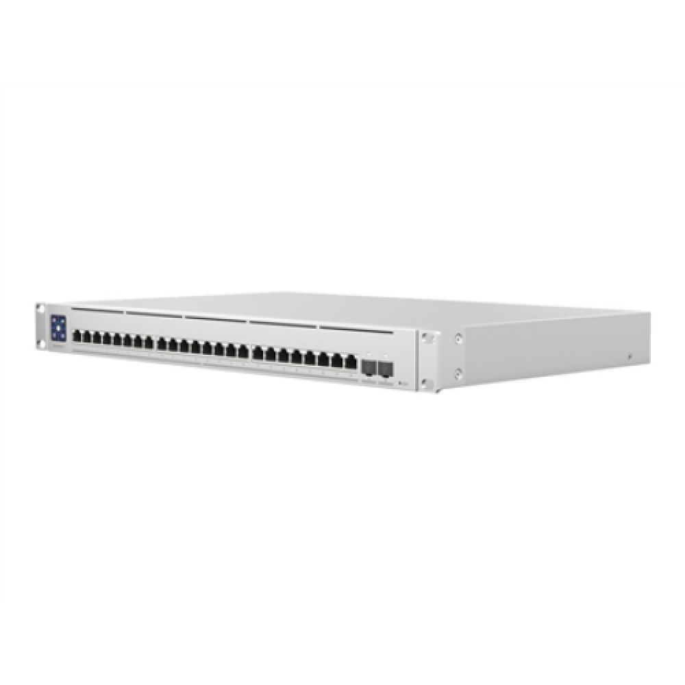 Ubiquiti , Unifi Switch , USW-EnterpriseXG-24 , Managed L3 , Rackmountable , Gigabit Ethernet (copper) ports quantity 24 , SFP+ ports quantity 2x 25G SFP , Power supply type Internal