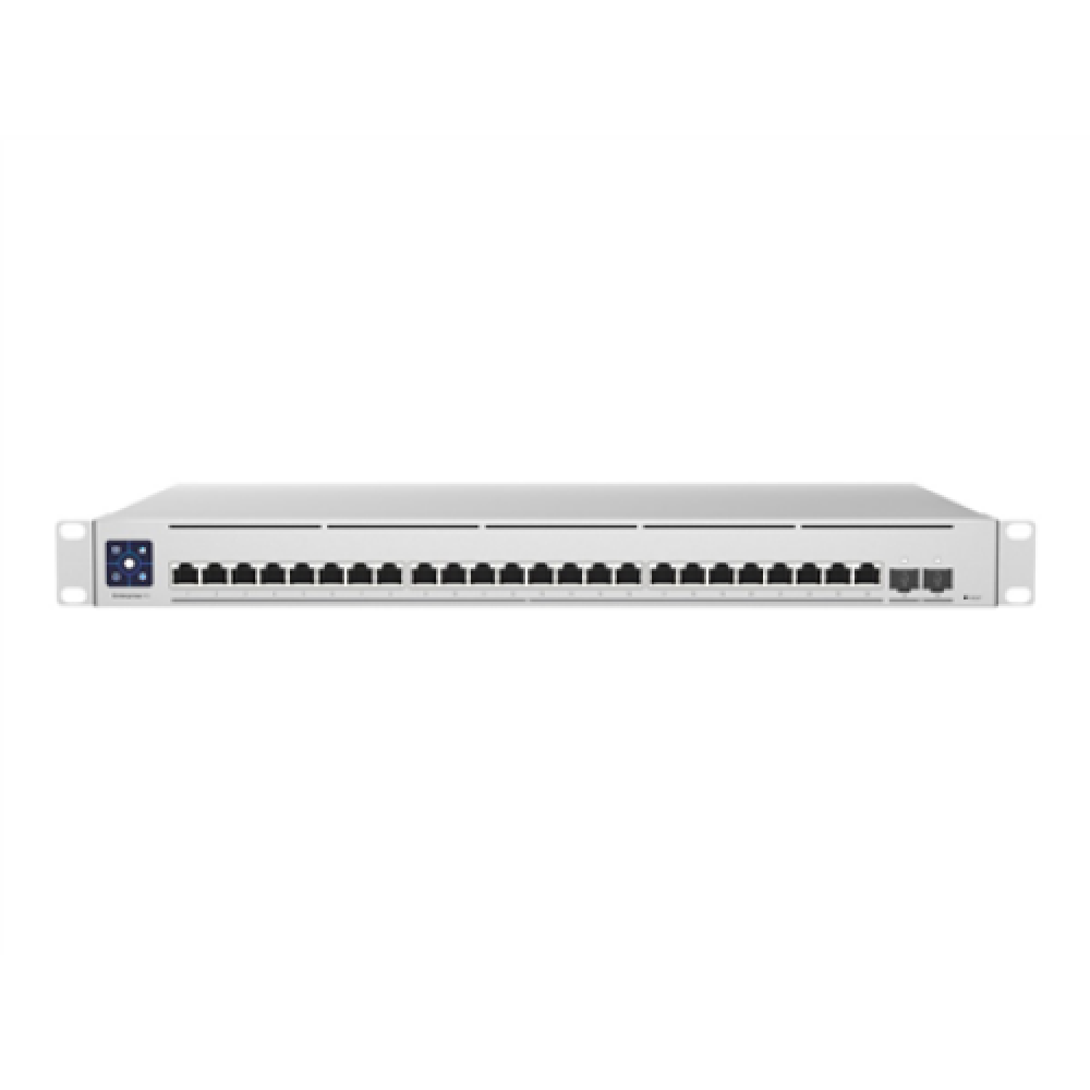 Ubiquiti , Unifi Switch , USW-EnterpriseXG-24 , Managed L3 , Rackmountable , Gigabit Ethernet (copper) ports quantity 24 , SFP+ ports quantity 2x 25G SFP , Power supply type Internal