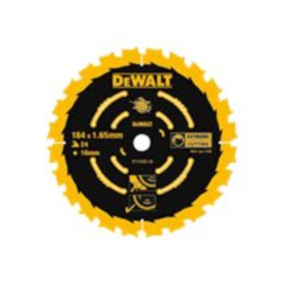 DEWALT , DT10624-QZ Cutting Disc for Wood, 165 x 20 mm