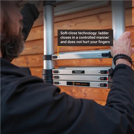 Batavia B.V. , Giraffe PRO Telescopic Ladder 3.81 m